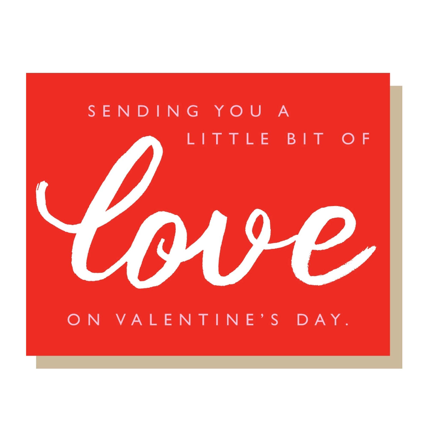 Sending Love Valentines Card , J. Falkner, Cards- Julia Moss Designs