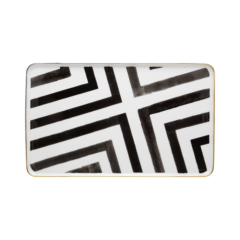 Sol Y Sombra Rectangular Platter , Christian LaCroix, Platters + Boards- Julia Moss Designs