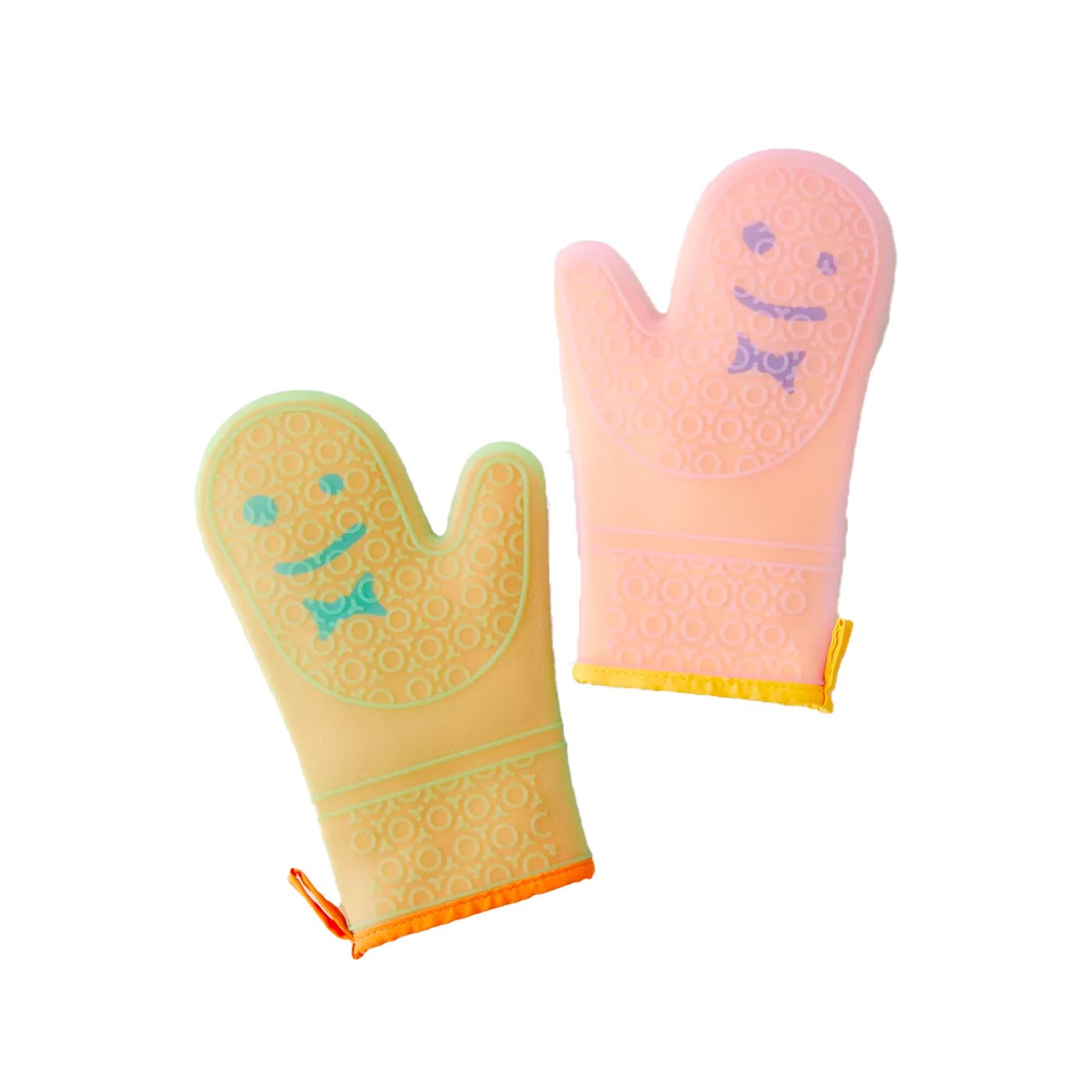 Happy Oven Mitts by Meet Your Staff | Julia Moss Designs
