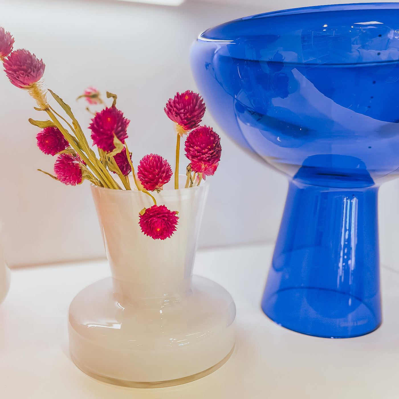 Medium Deep Glass Bowl by SUGAAR SUGAAR | Julia Moss Designs