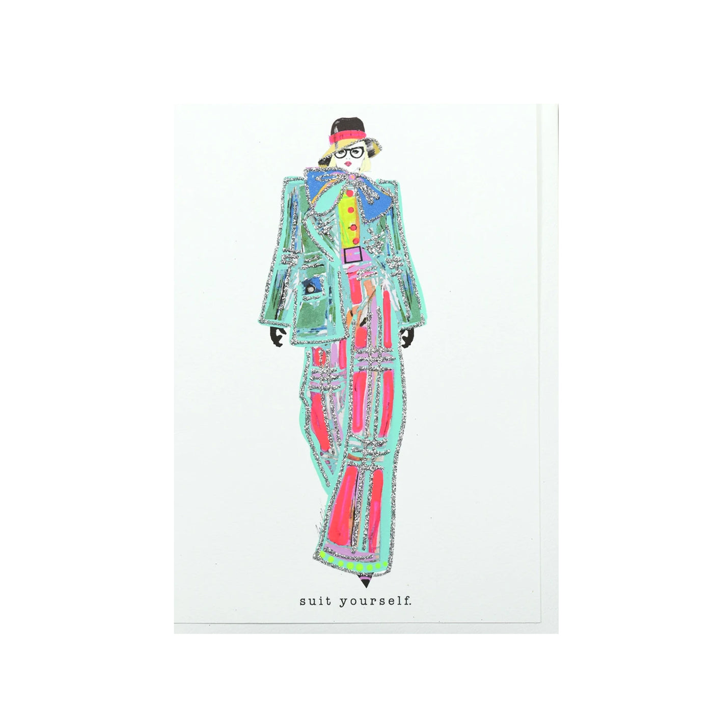 Suit Yourself Greeting Card , Verrier Handcrafted, Cards- Julia Moss Designs
