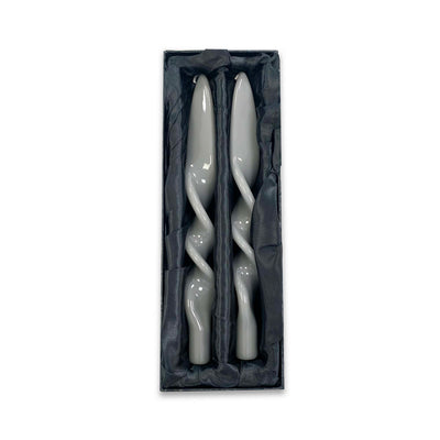 Twisted Taper Candles, Set of 2 , Meloria, Candles + Diffusers- Julia Moss Designs