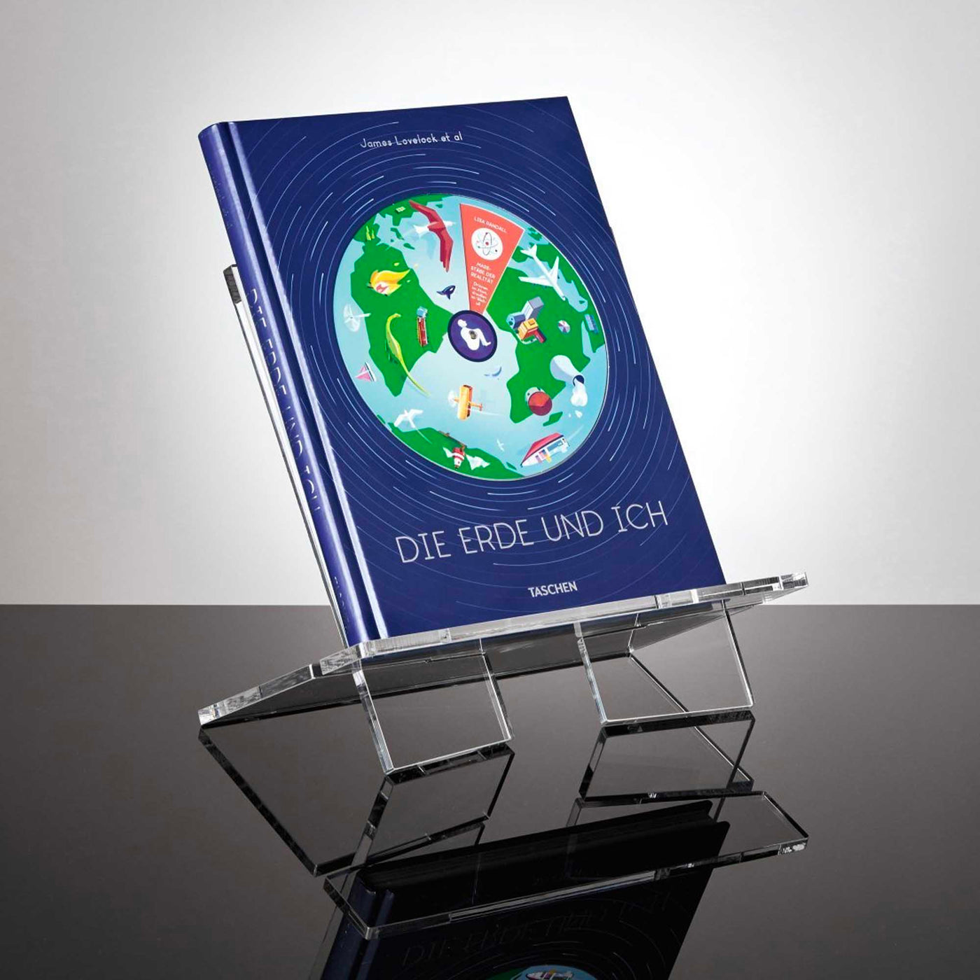 Clear Acrylic Bookstand , TASCHEN, Office Decor- Julia Moss Designs