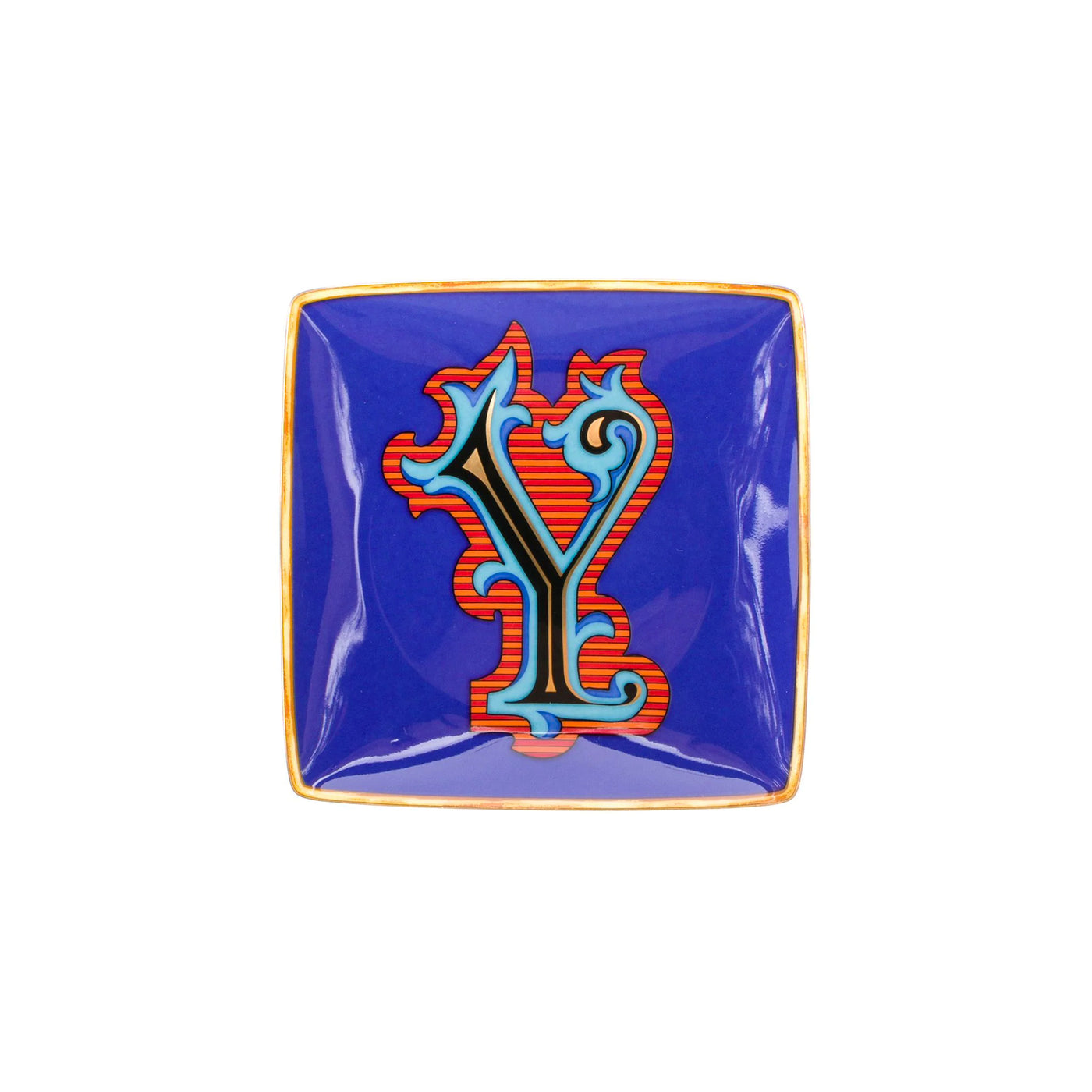 Versace Alphabet Plate , Versace, Catchalls- Julia Moss Designs