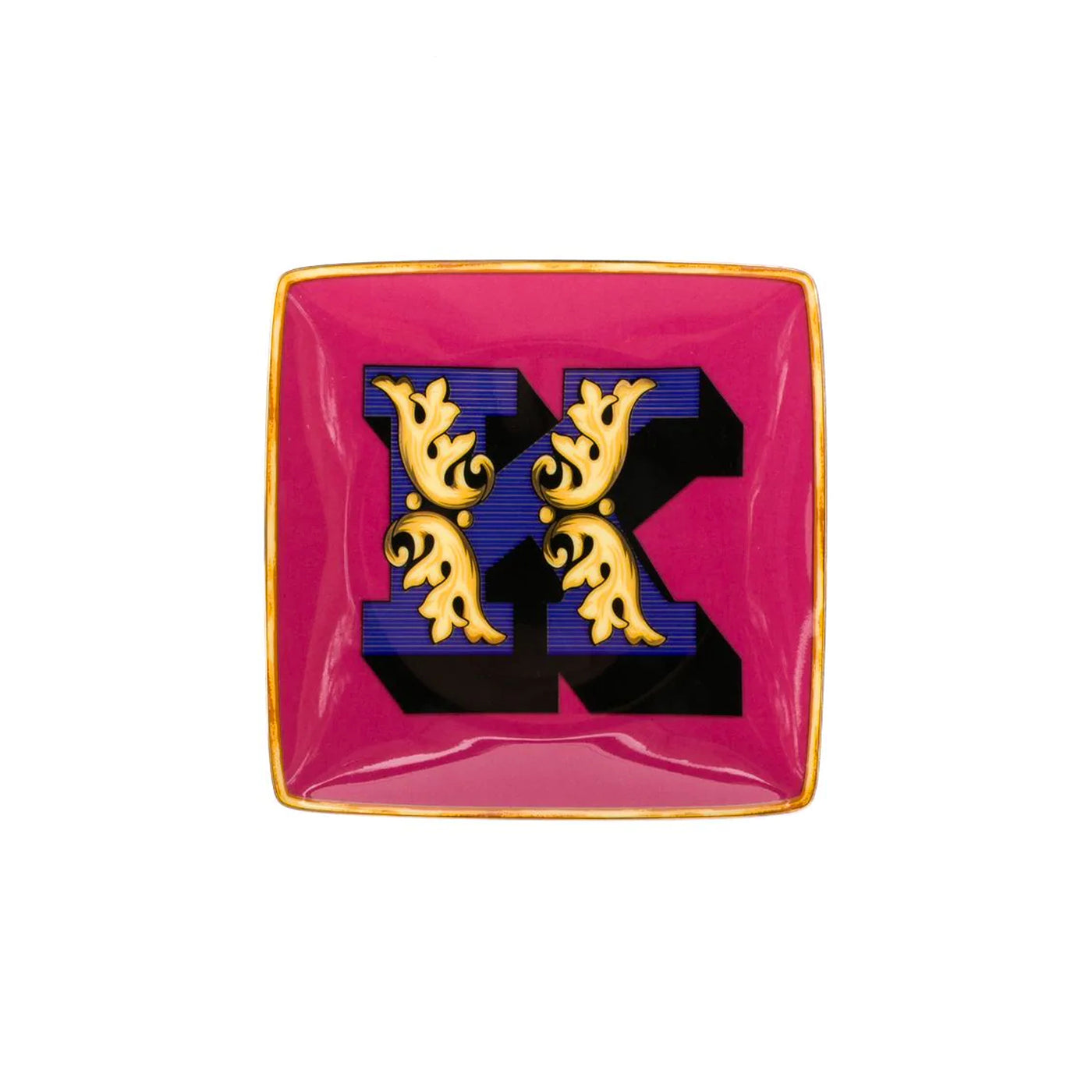 Versace Alphabet Plate , Versace, Catchalls- Julia Moss Designs