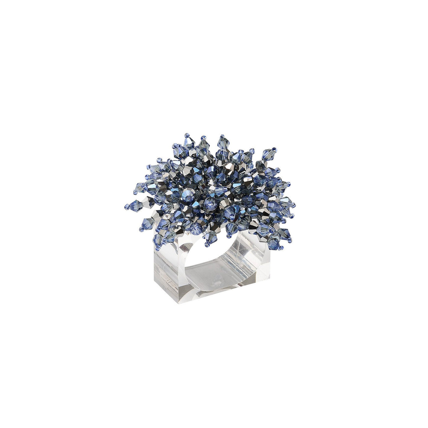 Blue Brilliant Napkin Ring by Kim Seybert | Julia Moss Designs
