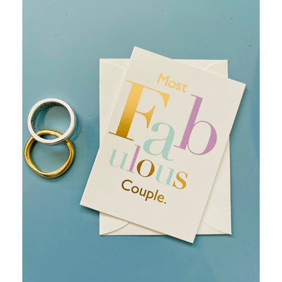Fab Couple Enclosure Card
