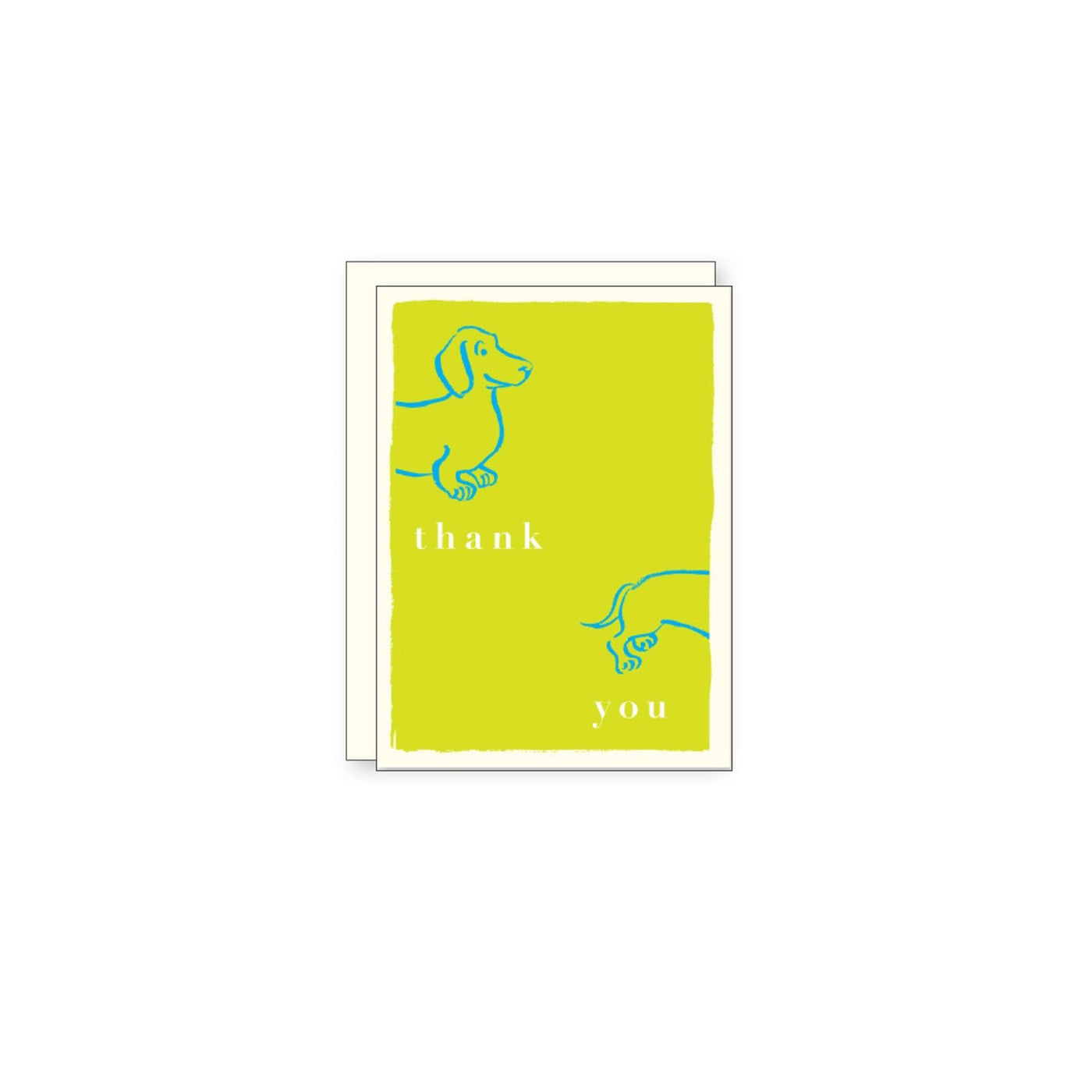 Doxie Thank You Enclosure Card , J. Falkner, Cards- Julia Moss Designs