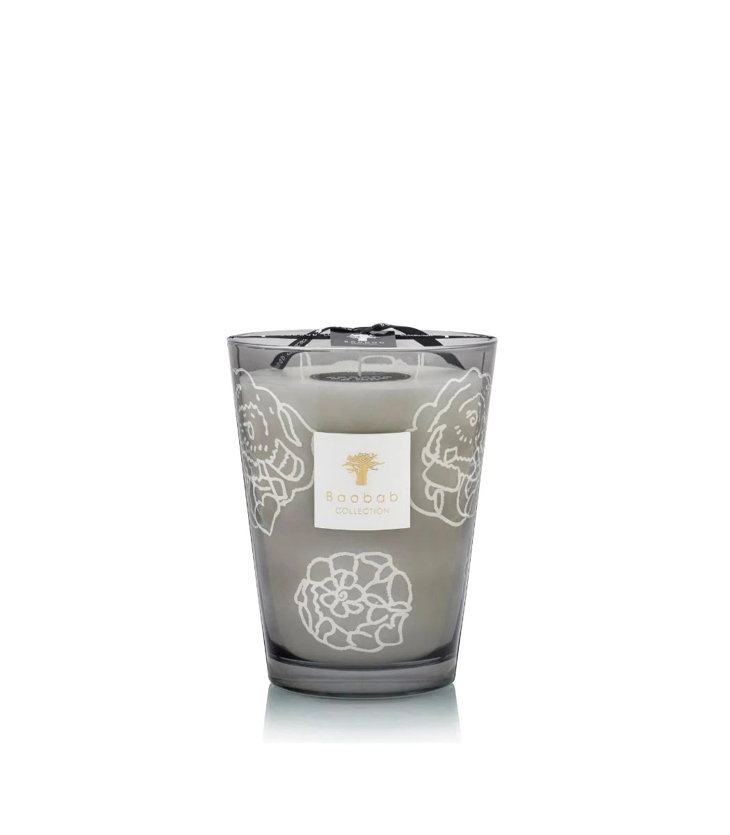 Collectible Roses Grey Scented Candle