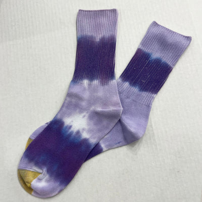 Hand-Dyed Tie Dye Socks, Assorted