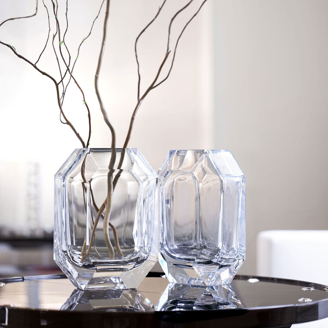 Baccarat Crystal Octogone Vase | Julia Moss Designs