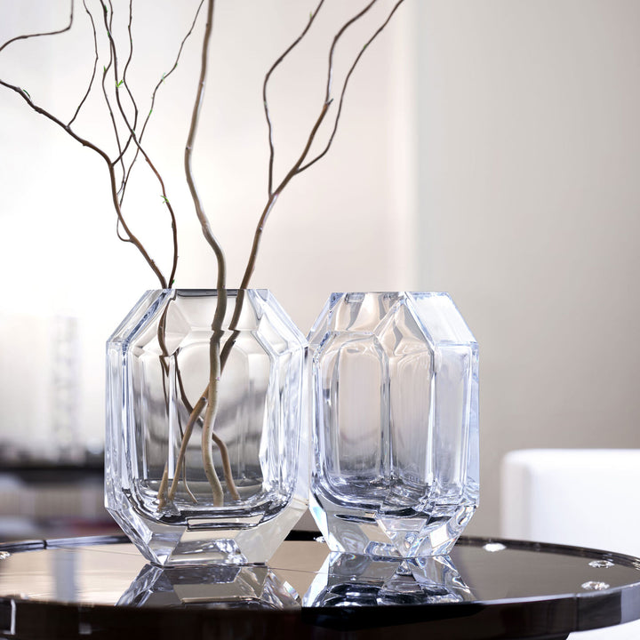 Baccarat Crystal Octogone Vase | Julia Moss Designs