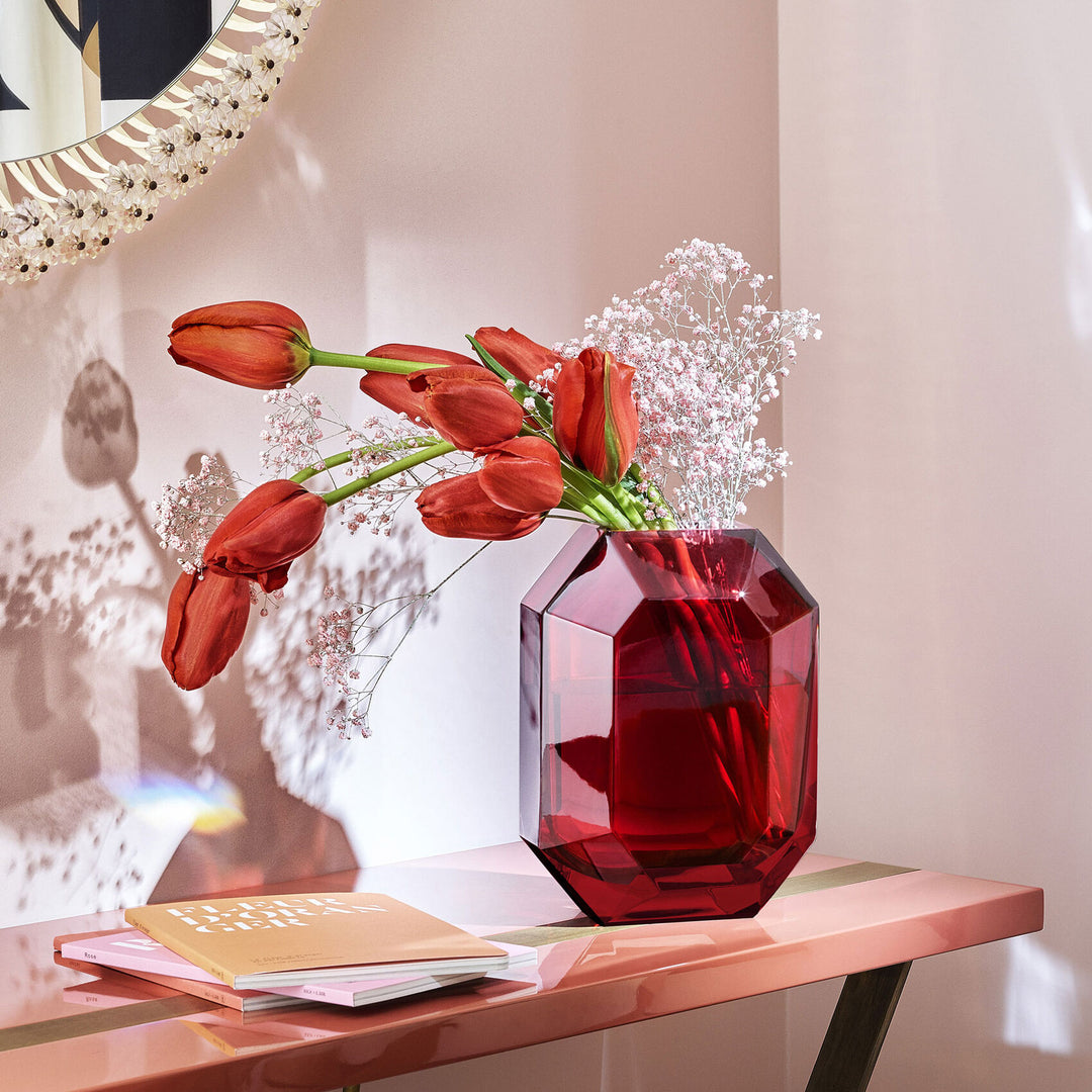 Baccarat クリスタル 置時計 レッドボックス付き バカラ 名入れ対応 Baccarat クリスタル置時計 ラランド クロック