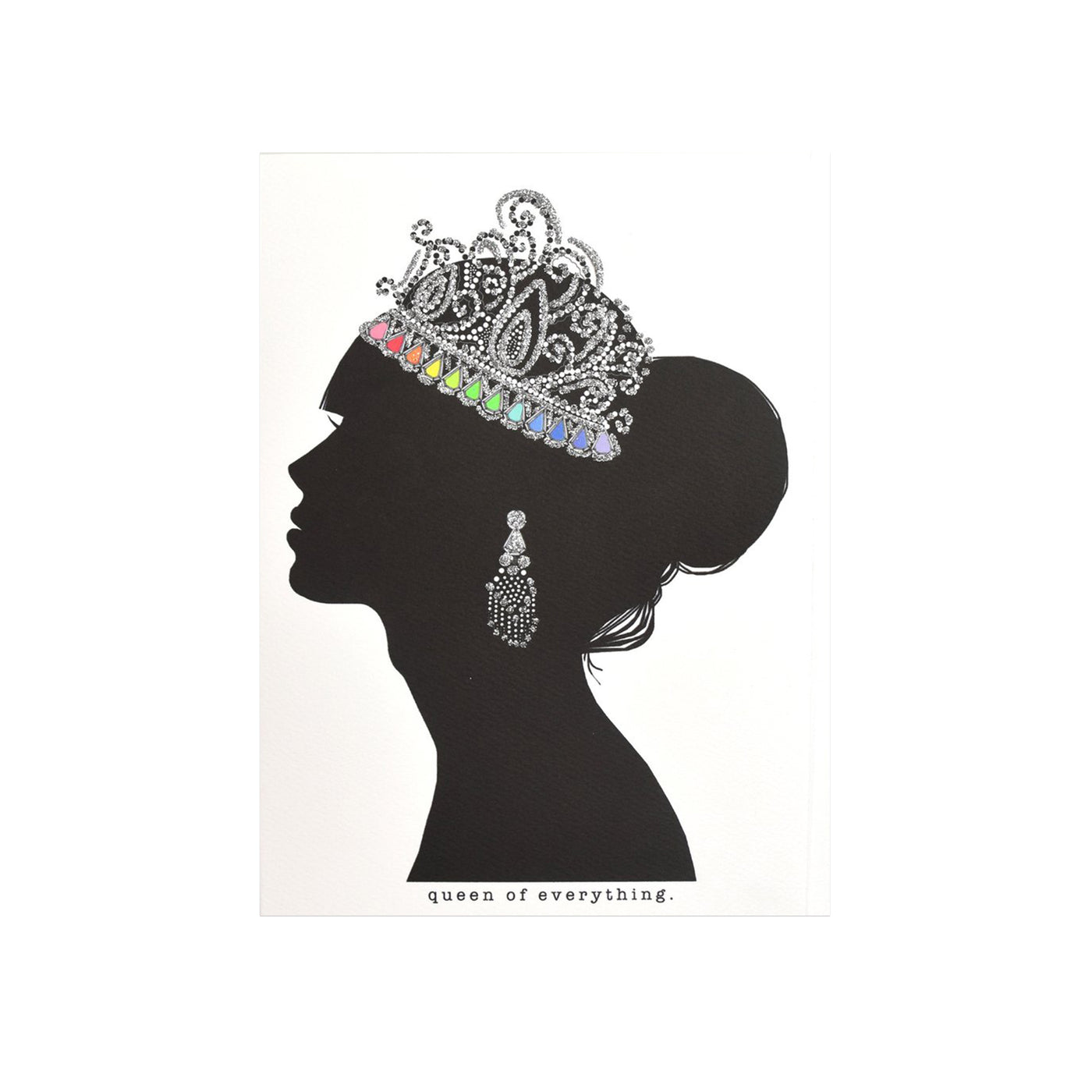 Queen of Everything Card , Verrier Handcrafted, Cards- Julia Moss Designs