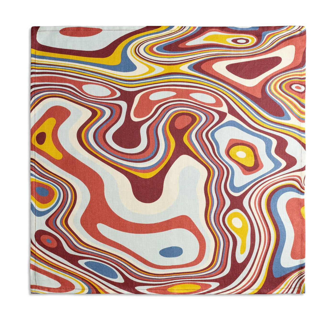 Waves Multi-Color Linen Sateen Napkin
