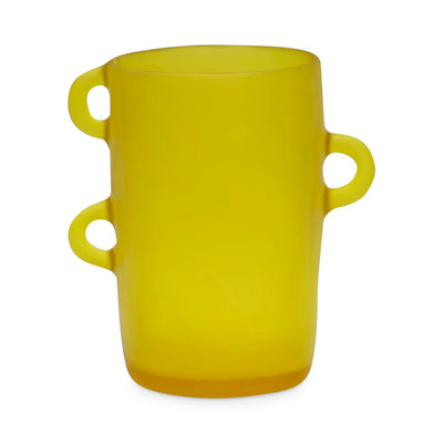 Yellow Loopy Resin Vase